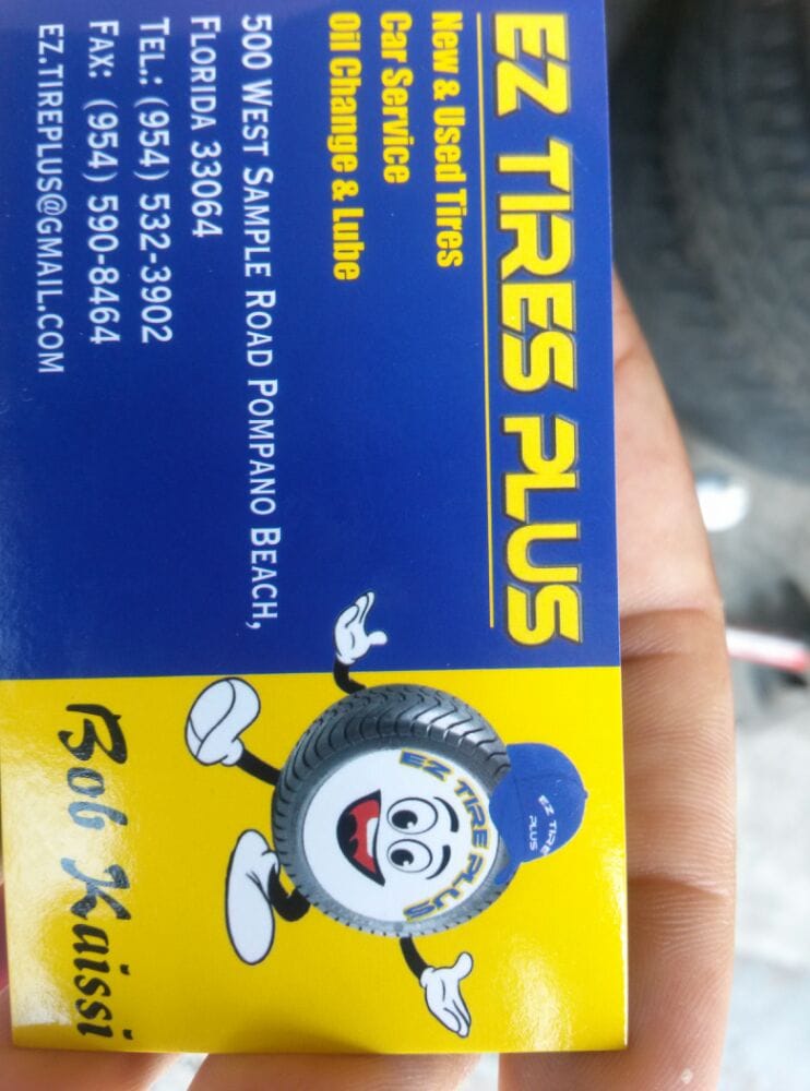 EZ TIRES PLUS Updated August 2024 500 W Sample Rd, Pompano Beach