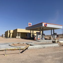 76 - Gas station under construction.