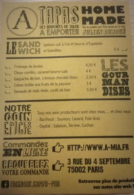 Menu photo 2 A-MIA Paris, 75