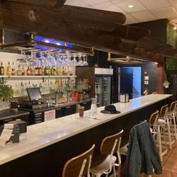 Wicked Sushi, Burgers & Bowls - The bar, reminds me of a soda fountain
