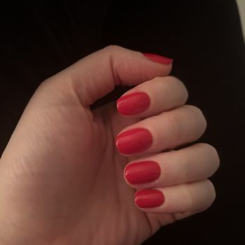 Nails Hollywood - Got the Mean Reds - a good French red for me - Nail Salons Near Me - New Canaan, Connecticut Nails Hollywood - Got the Mean Reds - a good French red for me - Nail Salons Near Me - New Canaan, Connecticut