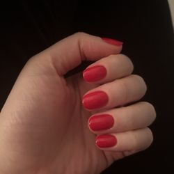 Nails Hollywood - Got the Mean Reds - a good French red for me