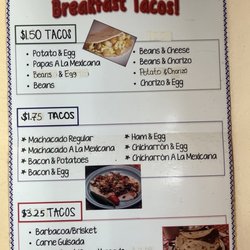 Manna - Menu