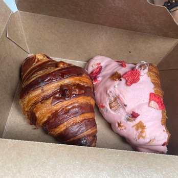 B Bistro + Bakery - Nutella Croissant and Strawberry Goat Cheese Croissant - Bakeries Near Me - Miami, Florida B Bistro + Bakery - Nutella Croissant and Strawberry Goat Cheese Croissant - Bakeries Near Me - Miami, Florida