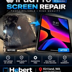 Hebert Phone Repair - iPad Pro 12.9" (4th Generation) - Screen Replacement! Cracked or shattered iPad screen? Don't let a broken display stop you from usin