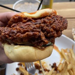 Hemlock Grill - Nashville hot chicken sandwich