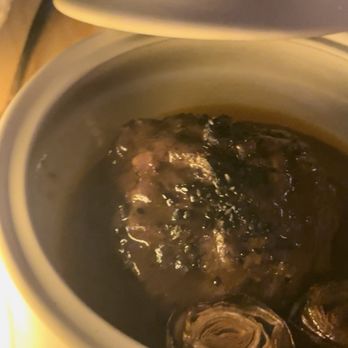 Terra Mae - Beef cheek - very small compared to the unfurled leek. - Japanese Near Me - Portland, Oregon Terra Mae - Beef cheek - very small compared to the unfurled leek. - Japanese Near Me - Portland, Oregon