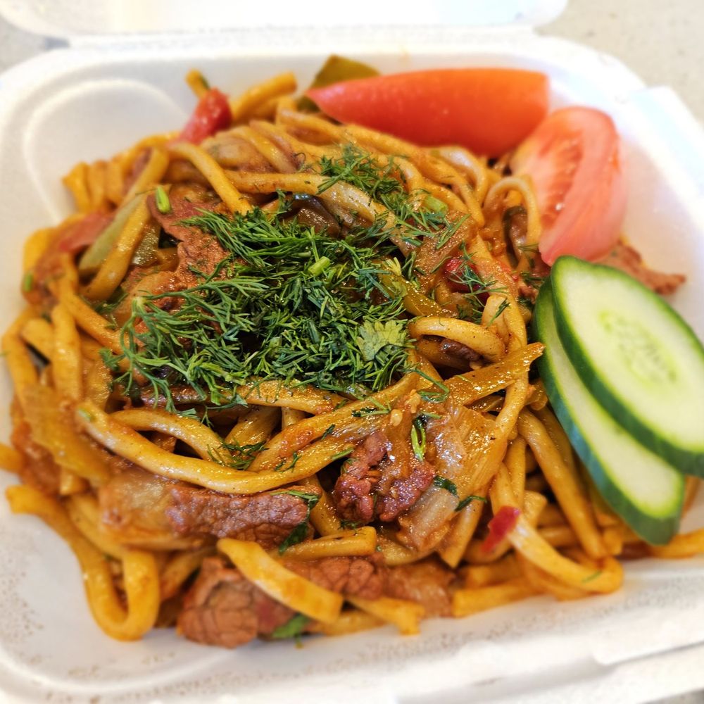 Stir fried lagman
