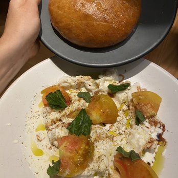 Rose Mary - Stracciatella with lepinja bread - Italian Near Me - Chicago, Illinois Rose Mary - Stracciatella with lepinja bread - Italian Near Me - Chicago, Illinois