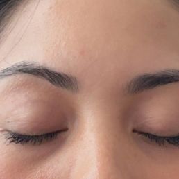 Way thinner than my natural brow and much thinner
