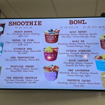 Pure Acai Bowl - Juice Bars & Smoothies Near Me - San Diego, California Pure Acai Bowl - Juice Bars & Smoothies Near Me - San Diego, California