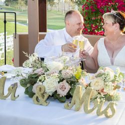 Exotica Designs - Sweetheart Table & Floral Arch