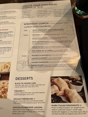Menu photo 7 Olive Garden Italian Restaurant Downey, CA Menu photo 7 Olive Garden Italian Restaurant Downey, CA