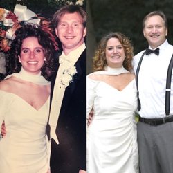 Rose's Sewing - Wedding dress in 1995 and 2021