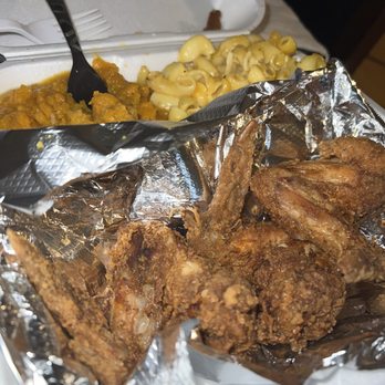 KK'S Oh Taste and See - Fried Chicken plate with Mac and yams - Soul Food Near Me - Moreno Valley, California