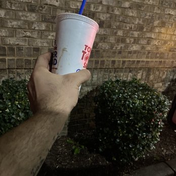 Zaxbys - This is how they handed me a drink. - Fast Food Near Me - Holly Springs, Georgia Zaxbys - This is how they handed me a drink. - Fast Food Near Me - Holly Springs, Georgia