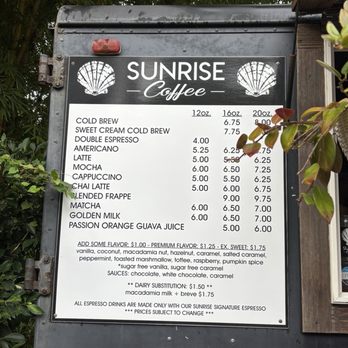 Sunrise Coffee - Coffee & Tea Near Me - Lihue, Hawaii
