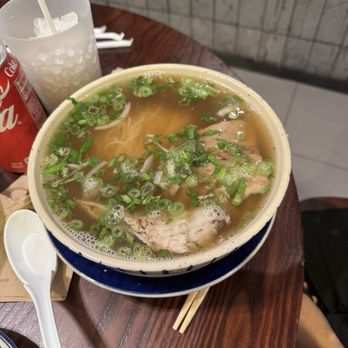 All About Pho - This is the only pho we got that had the normal noodles and we all wished we got them. - Vietnamese Near Me - Cerritos, California