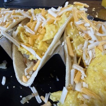 Seven Mile Cafe - "Just Egg" vegan breakfast tacos. - Breakfast & Brunch Near Me - Highland Village, Texas Seven Mile Cafe - "Just Egg" vegan breakfast tacos. - Breakfast & Brunch Near Me - Highland Village, Texas