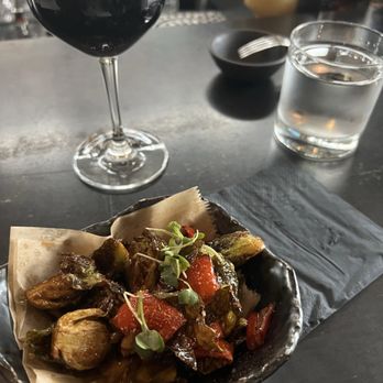 Fúdo - Brussels sprouts & A Malbec wine - Asian Fusion Near Me - Chamblee, Georgia