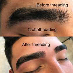 Luxme Beauty Salon - Before n after Thredading