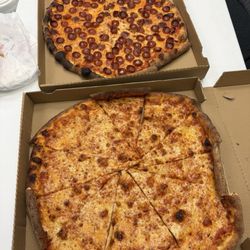 18" Large Pepperoni Pizza and Large Cheese Pizza