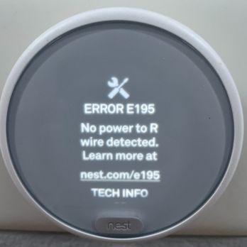 Cyclone Air Systems - Nest Error E195 - Heating & Air Conditioning/HVAC Near Me - Concord, California