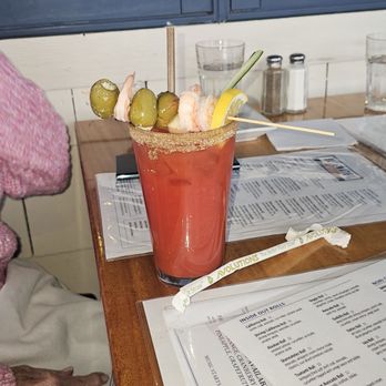 Blue Water Grill - Brunch Bloody Mary - Seafood Near Me - Skaneateles, New York Blue Water Grill - Brunch Bloody Mary - Seafood Near Me - Skaneateles, New York