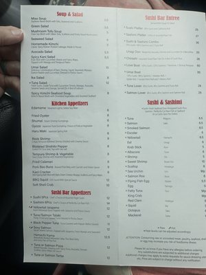 Menu photo 2 Umai Cafe Clearwater, FL