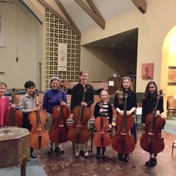 Megan's Cello Studio - Students in Recital, Jan. 2018