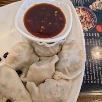 Juicy Dumpling Factory - Cilantro Pork Dumpling (no soup) as of February 2026. - Chinese Near Me - Huntington Beach, California