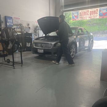 Smog Simple - Car is service bay - Smog Check Stations Near Me - Mission Viejo, California Smog Simple - Car is service bay - Smog Check Stations Near Me - Mission Viejo, California