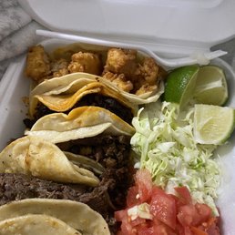 Shrimp taco,carne taco, cheek tacos  Yummm yummm yummm