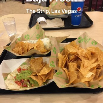 Baja Fresh - Wife's shrimp taco was, well "shrimpy" - Mexican Near Me - Las Vegas, Nevada