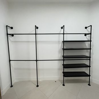 Chore Complete Handyman services - Pipe style closet system 1 - Handyman Near Me Chore Complete Handyman services - Pipe style closet system 1 - Handyman Near Me