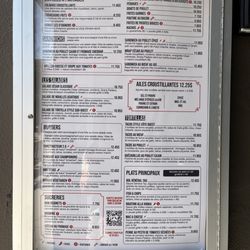 Menu as of 6/29/26