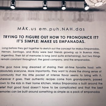 Makus Empanadas - Great story! - Empanadas Near Me - Durham, North Carolina