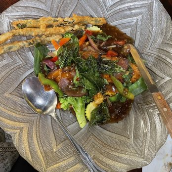 Bananas Thai Cuisine - Spicy basil Red snapper - Thai Near Me - Houston, Texas Bananas Thai Cuisine - Spicy basil Red snapper - Thai Near Me - Houston, Texas