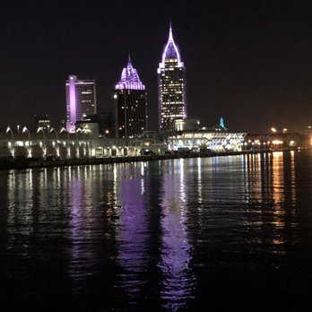 Perdido Queen Riverboat & Dinner Cruise - a view of the city at night - Boat Charters Near Me - Mobile, Alabama Perdido Queen Riverboat & Dinner Cruise - a view of the city at night - Boat Charters Near Me - Mobile, Alabama
