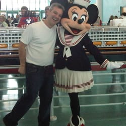 The Cruise Expert - Dean getting ready to board Disney Wonder. I'm still a kid at heart!