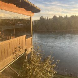 Kenai River Lodge - View from room 214- Kenai river!
