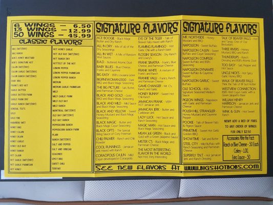 Menu photo 4 The Original BSB’s - Avalon Pittsburgh, PA