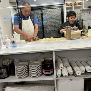 Mama Dough - Making the dumplings! - Chinese Near Me - Kent, Washington