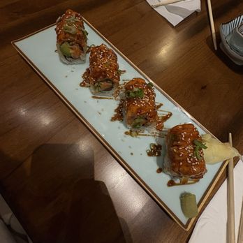 Tokyo In April - Salmon Lover Roll ( torched) - Japanese Near Me - Vancouver, British Columbia Tokyo In April - Salmon Lover Roll ( torched) - Japanese Near Me - Vancouver, British Columbia