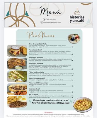Menu photo 1 Historias y Un Cafe Bayamón, PR Menu photo 1 Historias y Un Cafe Bayamón, PR