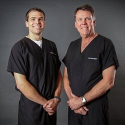 Reed Family Dentistry - Third and Second Generation Dentists, Dr. Taylor Reed (L) and Dr. Kevin Reed (R).