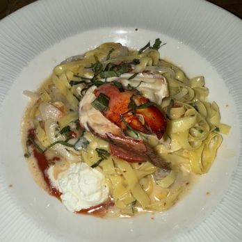 The Beach House - Lobster and fish pasta, delicious! - Asian Fusion Near Me - Koloa, Hawaii