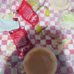 Was a avocado burger Was a avocado burger