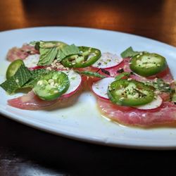 Market Place Tavern - Litchfield - Ahi Tuna Crudo - Restaurant Week 2023