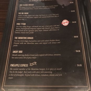 Showtime Bistro - Burgers Near Me - Toronto, Ontario